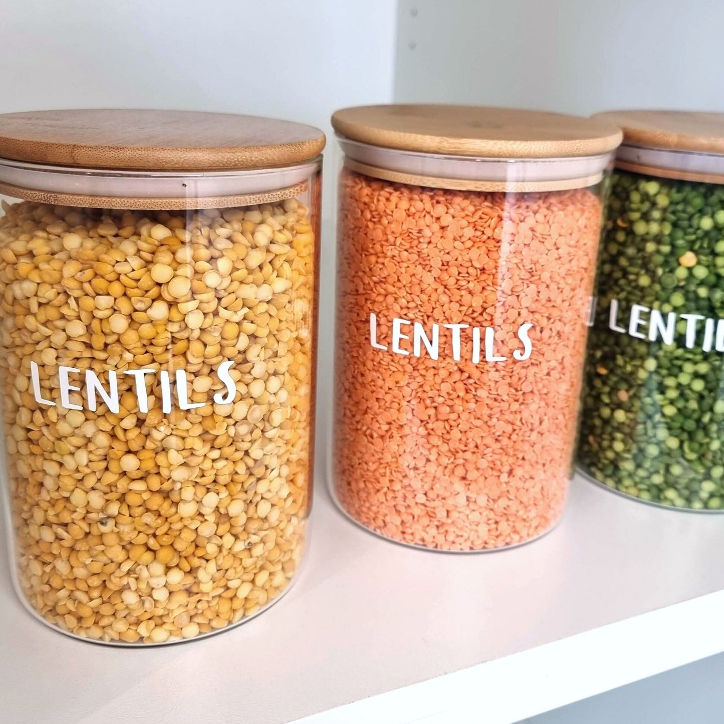 Wholesale Carton of 24 x 2L Glass Jar with Bamboo Lid