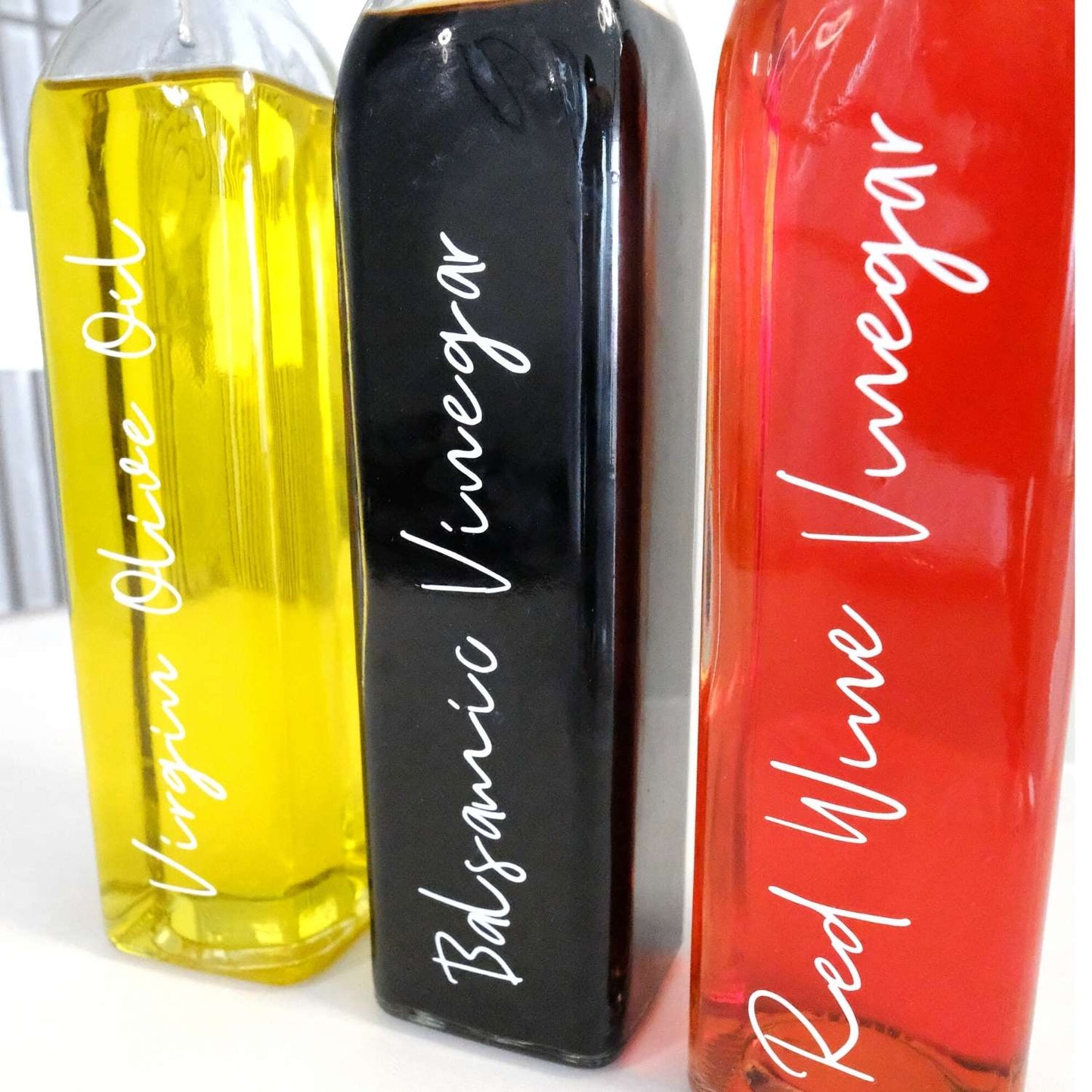 Glass Oil Bottle Trio - 500ml