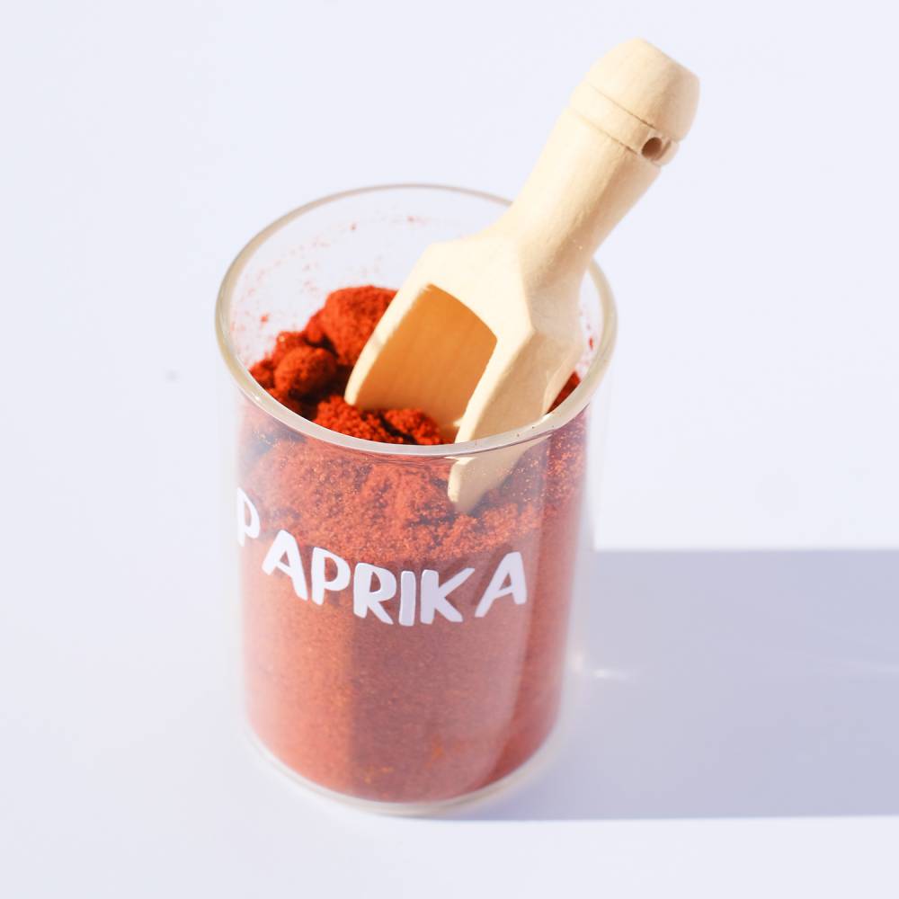 Wholesale Carton of 96 Glass Herb & Spice Jar with Bamboo Lid - 100ml