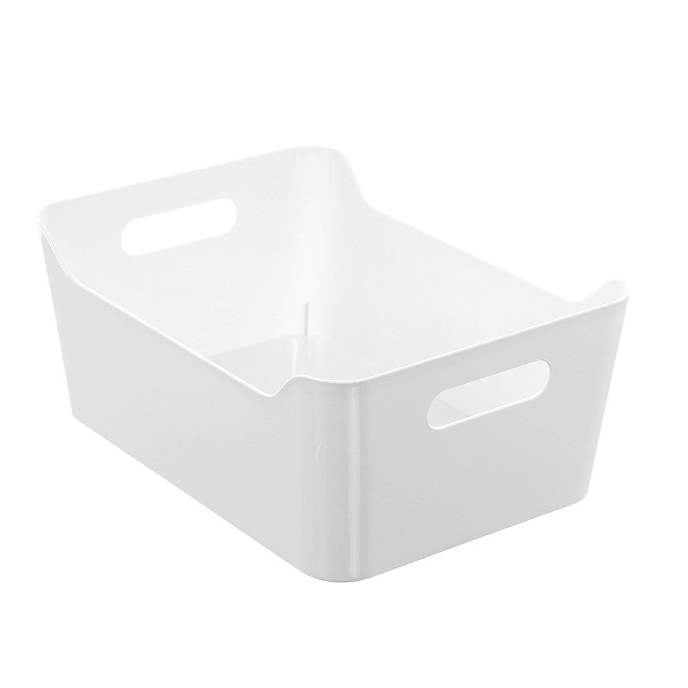 White Dipped Storage Tub - Large