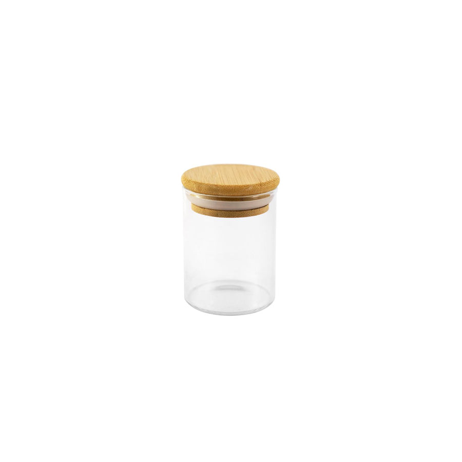 Baby Glass Herb & Spice Jar with Bamboo Lid - 100ml