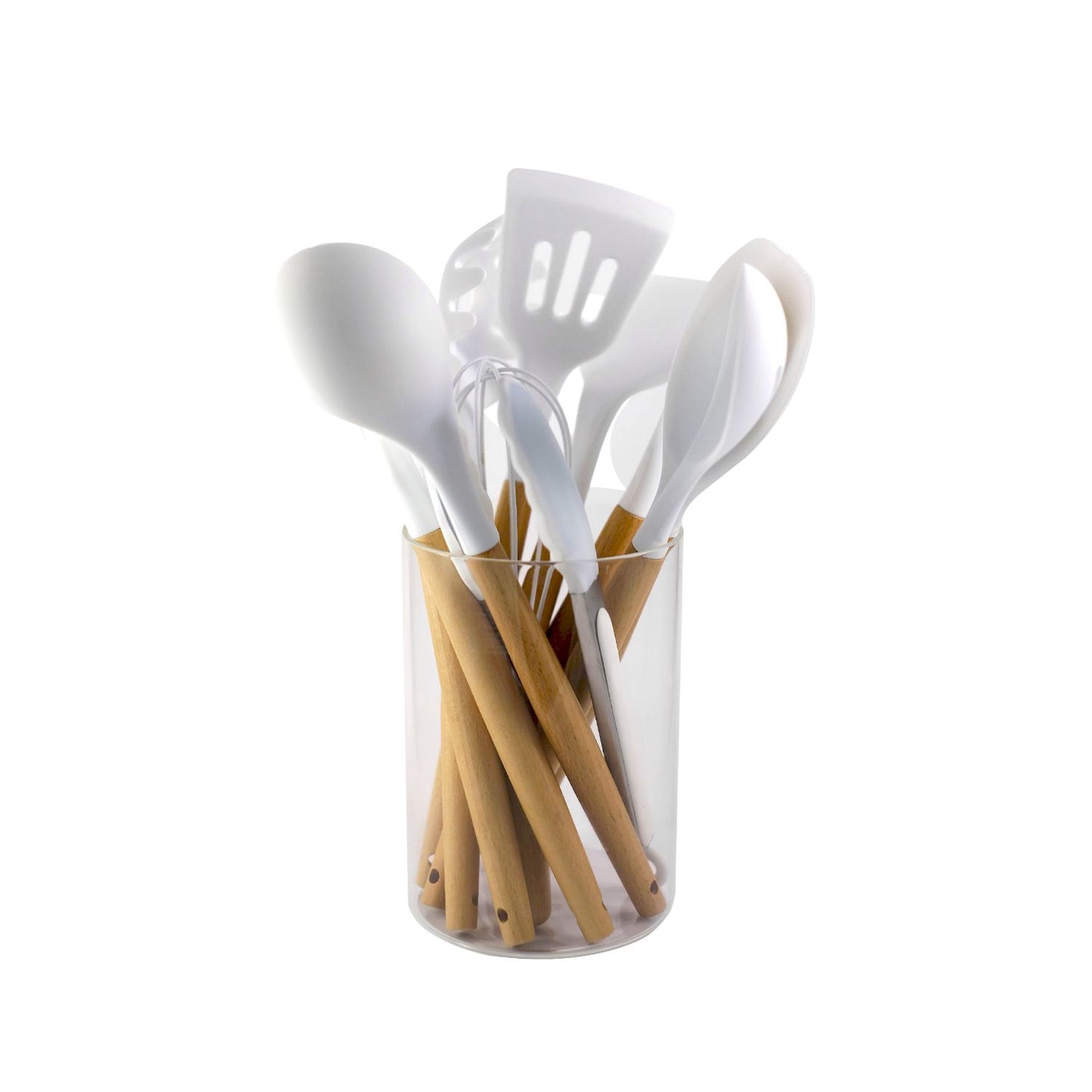 White 11pcs Utensil Set