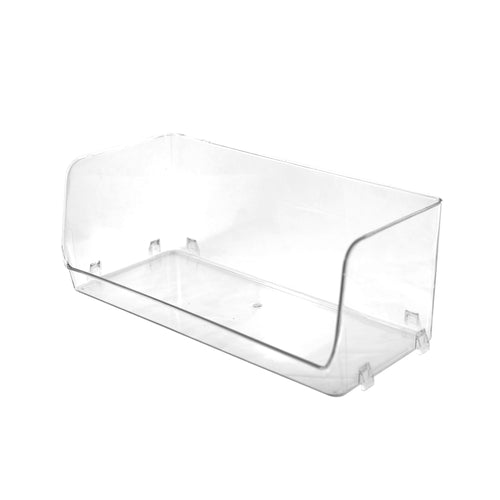 Large U-Shape Clear Acrylic Stackable  Tub