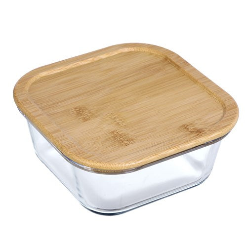 750ml Glass Food Storage Container with Bamboo Lid