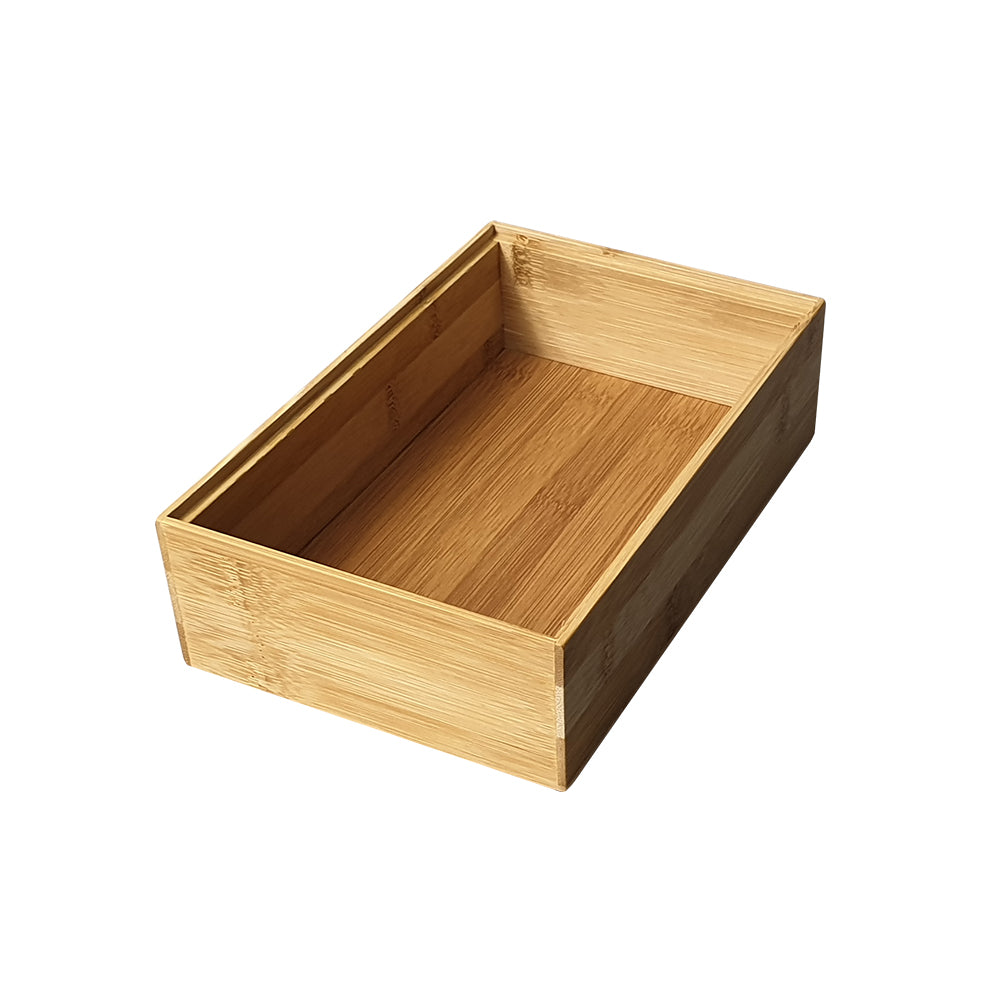 Stackable Rectangular Bamboo Storage Box