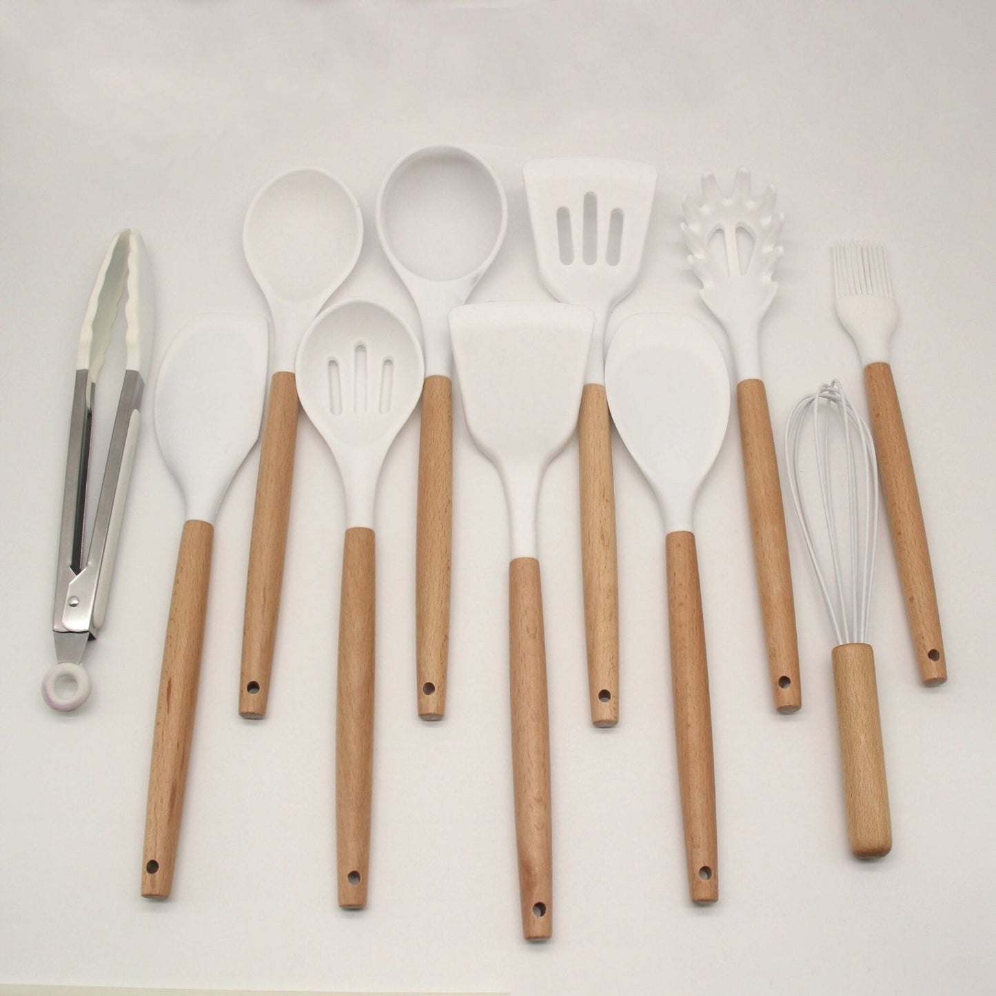 White 11pcs Utensil Set