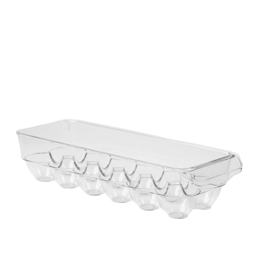 Clear Acrylic 12 Egg Storage Container with Lid