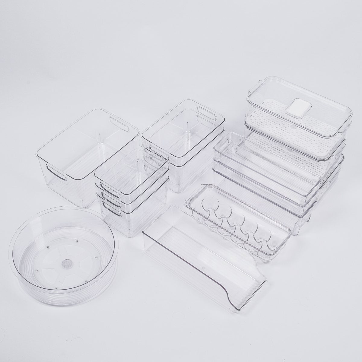 Ultimate Clear Acrylic Fridge Storage Container Bundle