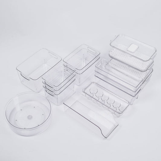 Ultimate Clear Acrylic Fridge Storage Container Bundle