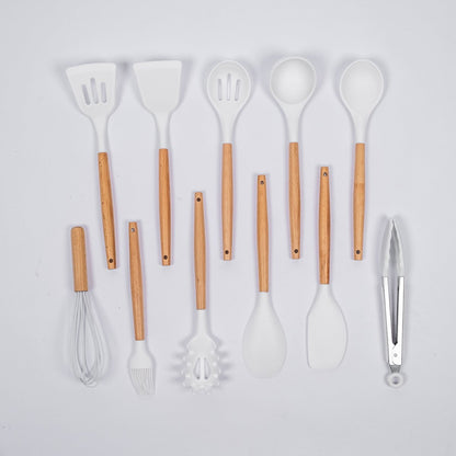 White 11pcs Utensil Set