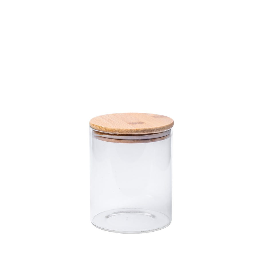 1L Glass Jar with Bamboo Lid